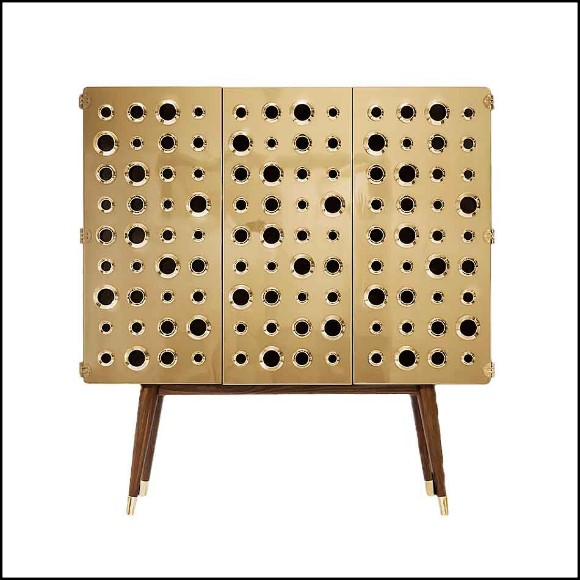 Bar Cabinet Golden Doors