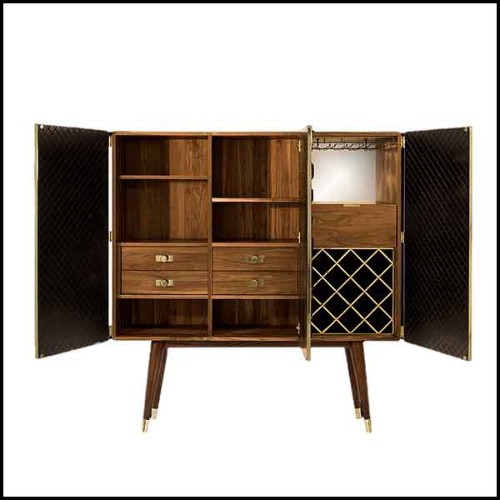 Bar Cabinet Golden Doors