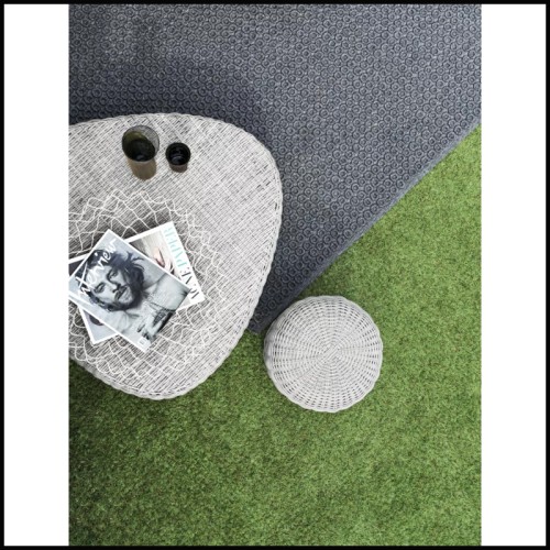 Table d'Appoint/ Pouf Outdoor 30 - Panda 13 | Side Table/ Pouf Outdoor 30 - Panda 13 - Comfortable outdoor pouf - Pacific Compag