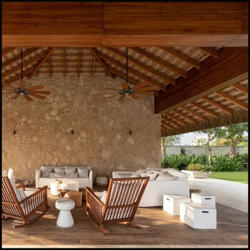 Table d'Appoint/ Pouf Outdoor 30 - Inout 41 | Side Table /Ottoman Outdoor 30 - Inout 41 - Inout 41 accent table - Pacific Compag