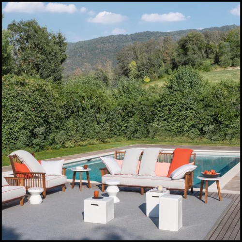 Table d'Appoint/ Pouf Outdoor 30 - Inout 41 | Side Table /Ottoman Outdoor 30 - Inout 41 - Modern Inout 41 pouf-table - Pacific C