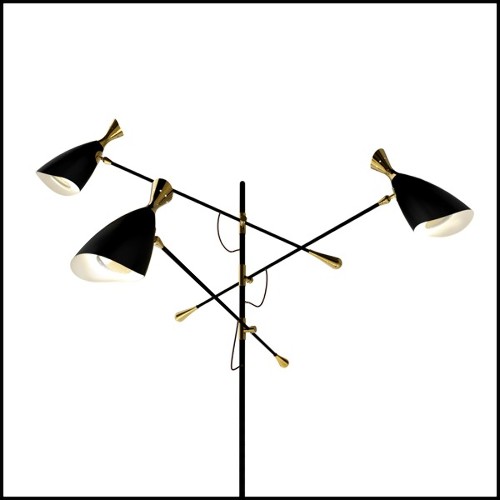 Lampadaire PC - Black Lounge - Noir - Pacific Compagnie.