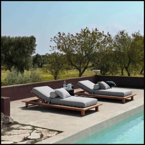 Lit de Piscine 30 - Inout 81 | Day-Bed 30 - Inout 81 - Durable Inout 81 material - Pacific Compagnie.