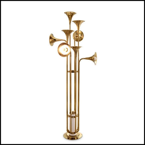 Floor lamp PC - Brass & Gold Plated