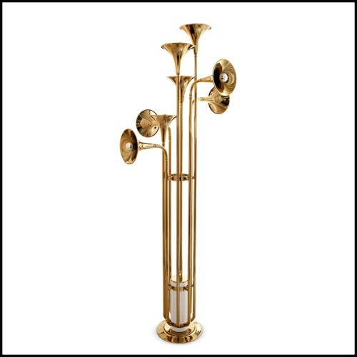 Lampadaire PC - Brass & Gold - Intérieur - Pacific Compagnie.