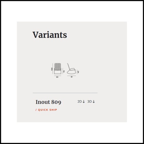 Fauteuil à Bascule Outdoor 30 - Inout 809 - Bascule design - Pacific Compagnie.