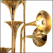 Lampadaire PC - Brass & Gold - Luminaire - Pacific Compagnie.