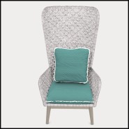 Bergère 30 - Panda 19 | Bergere Armchair 30 - Panda 19, wingback chair - Pacific Compagnie.