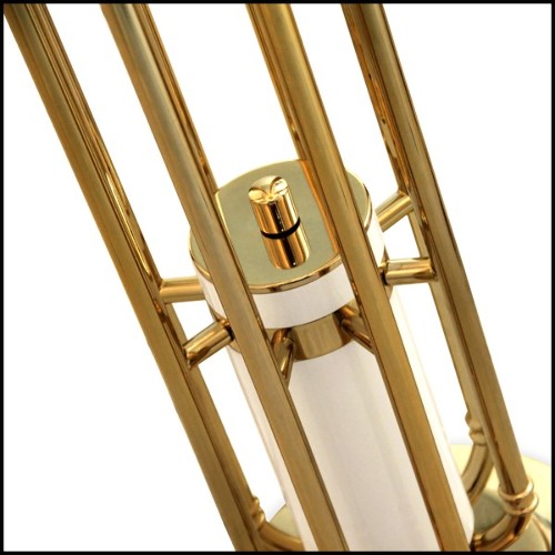 Lampadaire PC - Brass & Gold - Laiton doré - Pacific Compagnie.