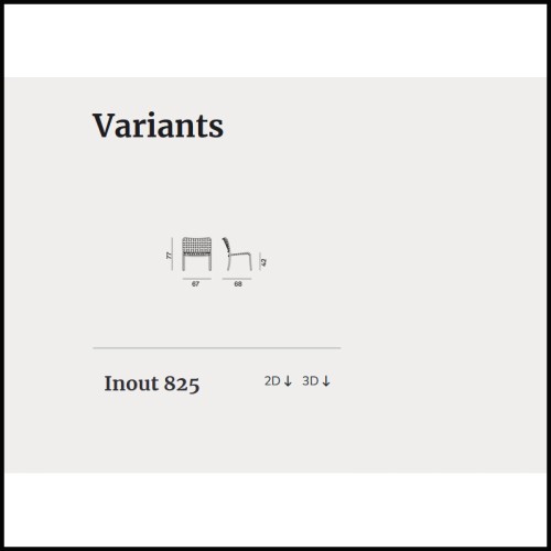 Chaise Lounge Outdoor 30 - Inout 825, élégant - Pacific Compagnie.