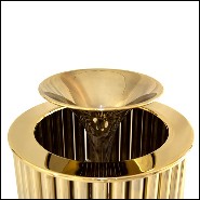 Lampe de salon PC - Excellence - Table lamp with unique marble pattern and gold accents - Pacific Compagnie.