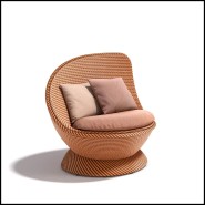 Fauteuil 105 - Papyon | Wing Chair 105 - Papyon, reading nook - Pacific Compagnie.