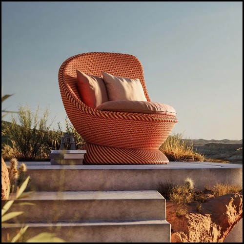 Fauteuil 105 - Papyon | Wing Chair 105 - Papyon, cozy armchair - Pacific Compagnie.