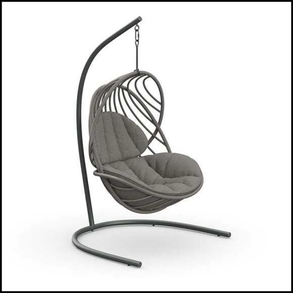 Chaise lounge suspendu 105 - Kida | Hanging Lounge Chair 105 - Kida, bohemian style - Pacific Compagnie.