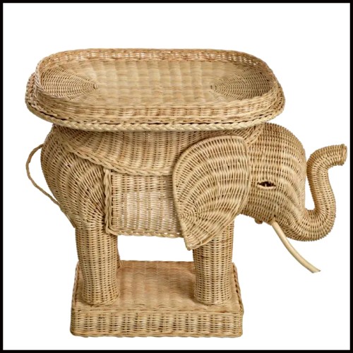 Table d'Appoint 24 - Éléphant | Side Table 24 - Elephant, living room side - Pacific Compagnie.