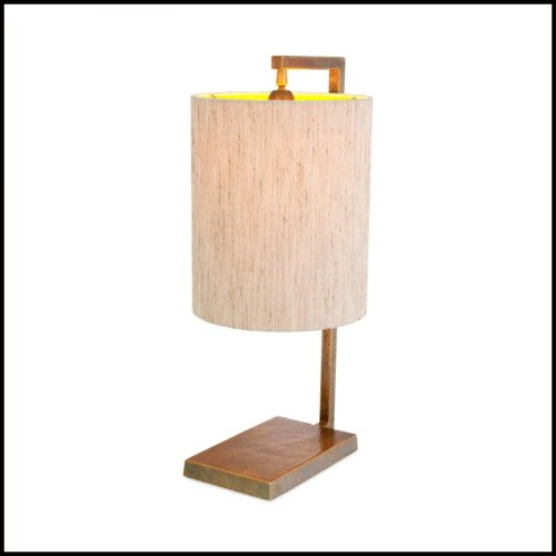 Lampe 24 - Volturno - Abat-jour tissu - Pacific Compagnie.