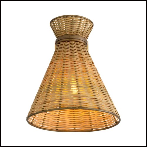 Applique 24 - Kon Tiki | Wall Lamp 24 - Kon Tiki mounted - Pacific Compagnie.