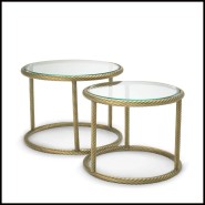 Table d'appoint 24 - Addison set of 2 - Tables gigognes - Pacific Compagnie.