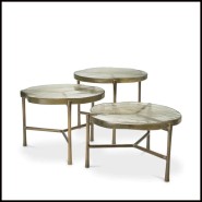 Table Basse 24 - Baldovini set of 3 - Style industriel - Pacific Compagnie.