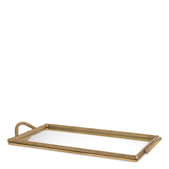 Tray 24 - Salvi Rectangular L - Decorative Salvi tray - Pacific Compagnie.