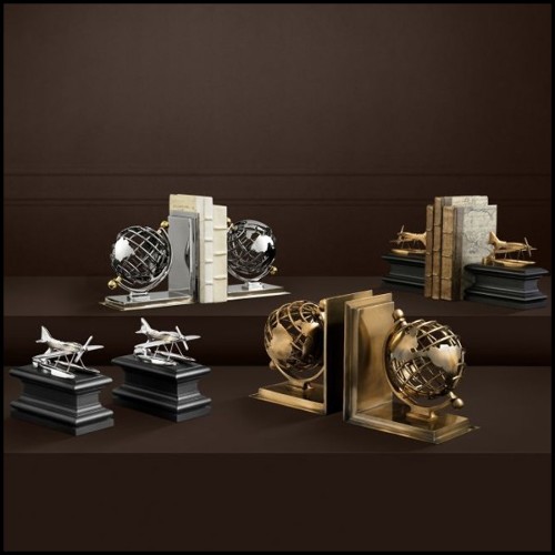 Globe Bookend - Eichholtz