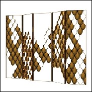 Paravent 155 - Japanese Carpus - Decorative screen featuring Japanese Carpus art - Pacific Compagnie.