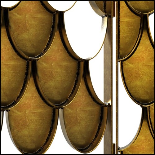 Paravent 155 - Japanese Carpus - Japanese Carpus patterned screen for home decor - Pacific Compagnie.