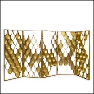 Paravent 155 - Japanese Carpus - Unique Japanese Carpus design screen for living room - Pacific Compagnie.