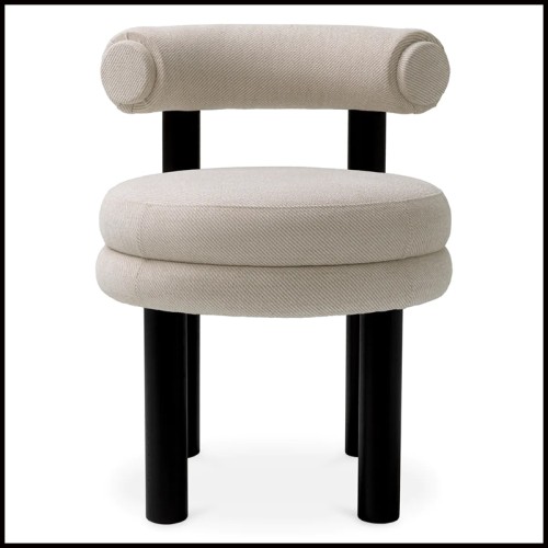 Chaise de salle à manger 24 - Zoey : Pieds en métal - Pacific Compagnie.