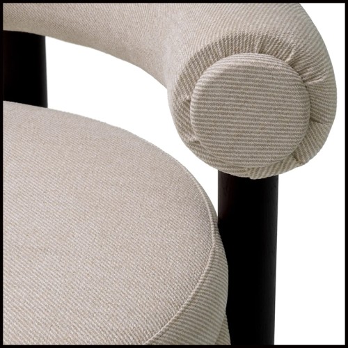 Chaise de salle à manger 24 - Zoey : Velours doux - Pacific Compagnie.