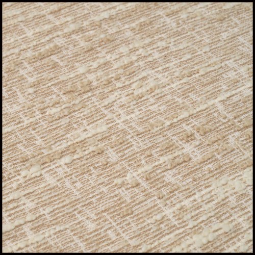 Chaise de salle à manger 24 - Julio lot de 2 : Assise en tissu - Pacific Compagnie.