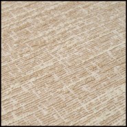 Chaise de salle à manger 24 - Julio lot de 2 : Assise en tissu - Pacific Compagnie.