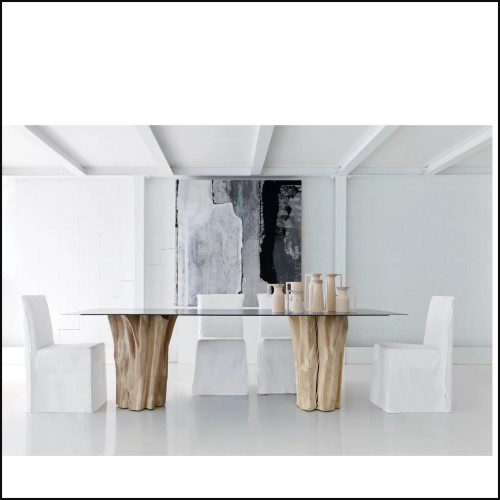 Table 30 - Brick 33 | Table 30 - Brick 33 Living Room Style - Pacific Compagnie.