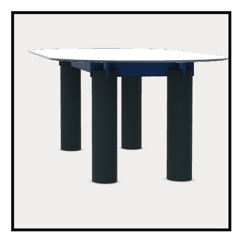 Table Ovale 30 - Daen 33 | Table Oval 30 - Daen 33 Unique - Pacific Compagnie.