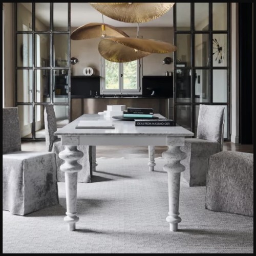 Table 30 - Gris 33 MA | Modern Gray Table - Pacific Compagnie.