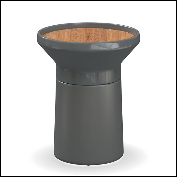 Table d'appoint 45 - Coso L Iron | Side table 45 - Dark Iron Coso - Pacific Compagnie.