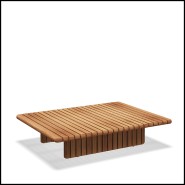 Table basse 45 - Deck rectangulaire S - Salon moderne - Pacific Compagnie.