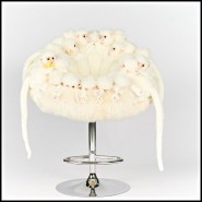 Tabouret de bar 188 - Ouistiti - Esprit nature - Pacific Compagnie.
