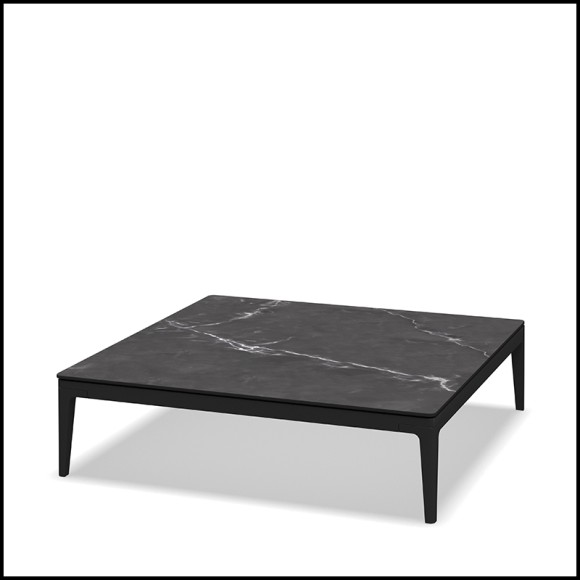 Table basse 45 - Grid ceramic | Coffee table 45 Grid ceramic view - Pacific Compagnie.