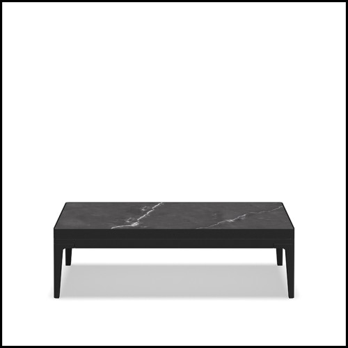 Table basse 45 - Grid ceramic rectangular - Salon contemporain - Pacific Compagnie.