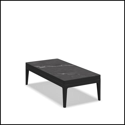 Table basse 45 - Grid ceramic rectangular - Design moderne - Pacific Compagnie.