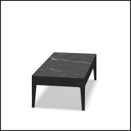 Table basse 45 - Grid ceramic rectangular - Détail plateau - Pacific Compagnie.