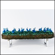 Banc 188 - Paon - Couleurs vibrantes - Pacific Compagnie.