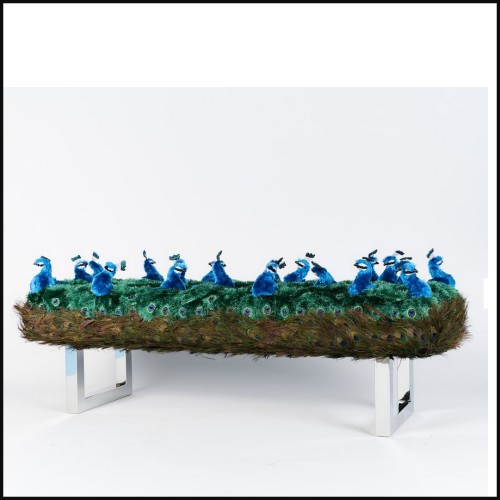 Banc 188 - Paon | Bench 188 Paon elegant - Pacific Compagnie.