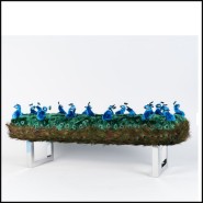 Banc 188 - Paon | Bench 188 Paon elegant - Pacific Compagnie.
