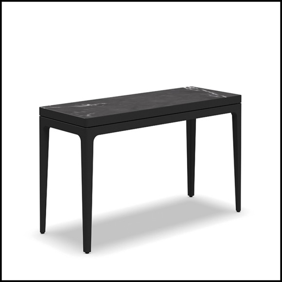 Console 45 - Grid ceramic S | Console table 45 Grid ceramic S style - Pacific Compagnie.