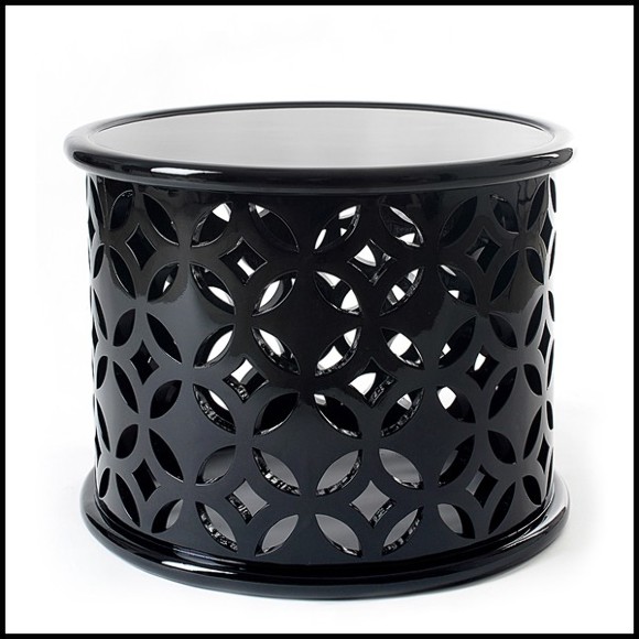 Table d'appoint 145 - Soledad - Noire - Pacific Compagnie.