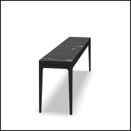 Console 45 - Grid ceramic L | Console table 45 Grid ceramic L surface - Pacific Compagnie.