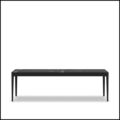 Console 45 - Grid ceramic L | Console table 45 Grid ceramic L view - Pacific Compagnie.