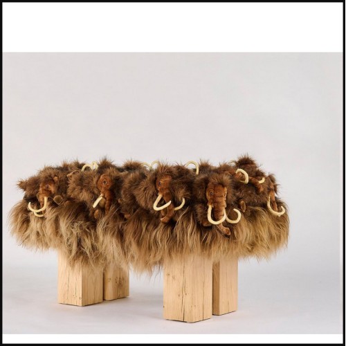 Banc Petit 188 - Siberia - Blanc immaculé - Pacific Compagnie.